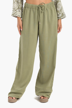 Tencel Wide Leg Pants