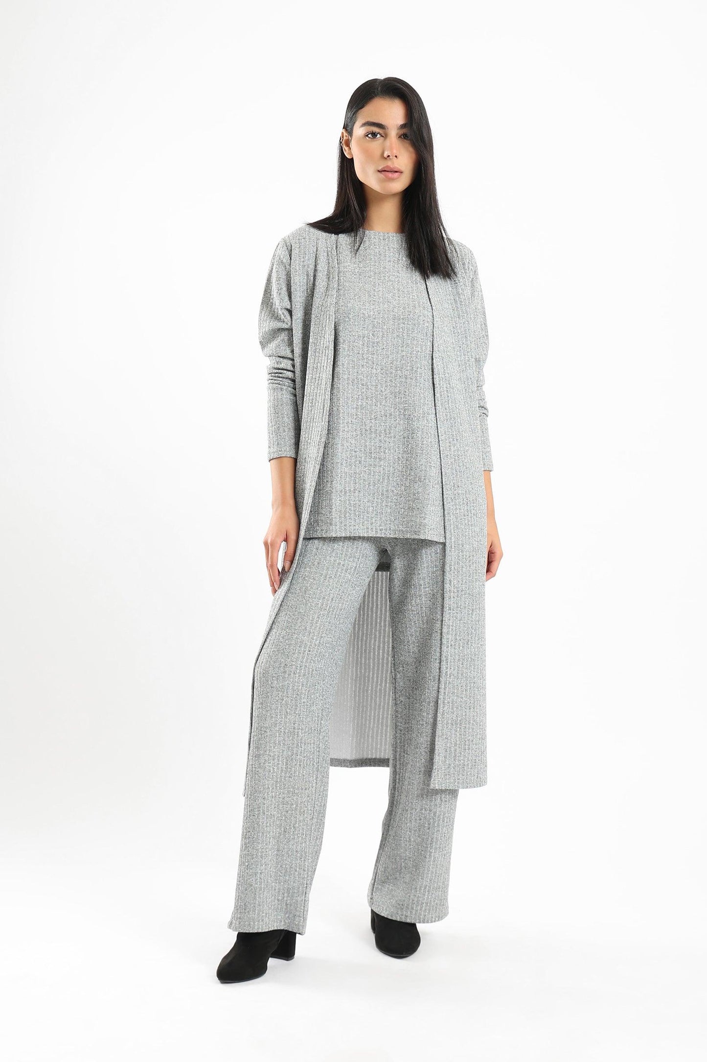 Ribbed Knitted Sleeveless Top