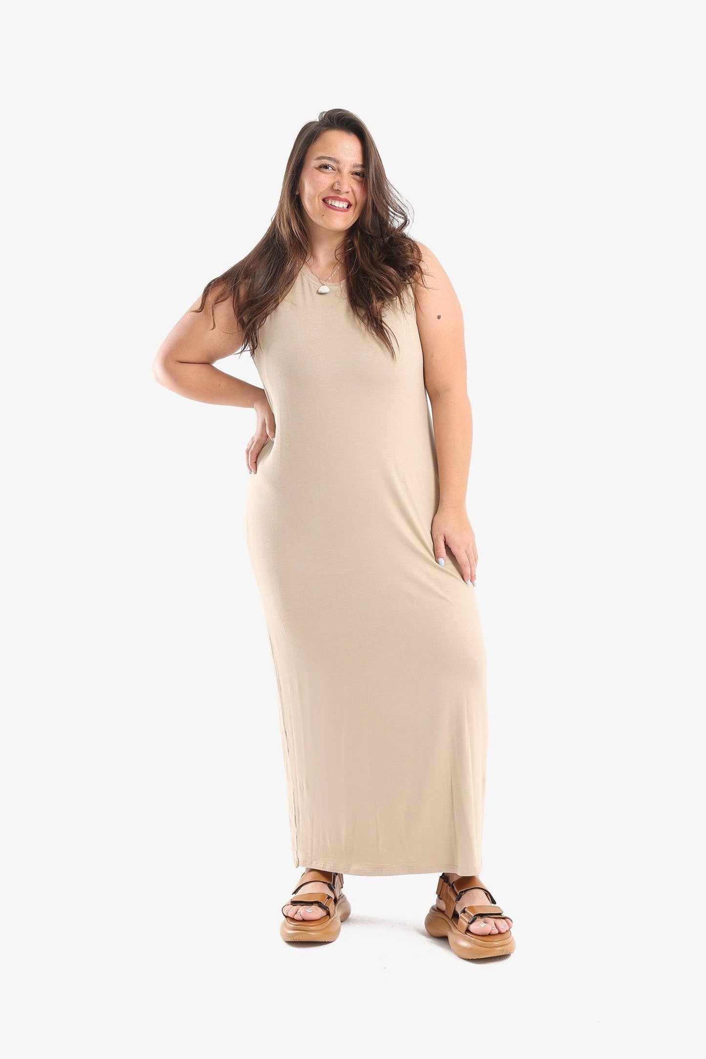 فستان كت واسع