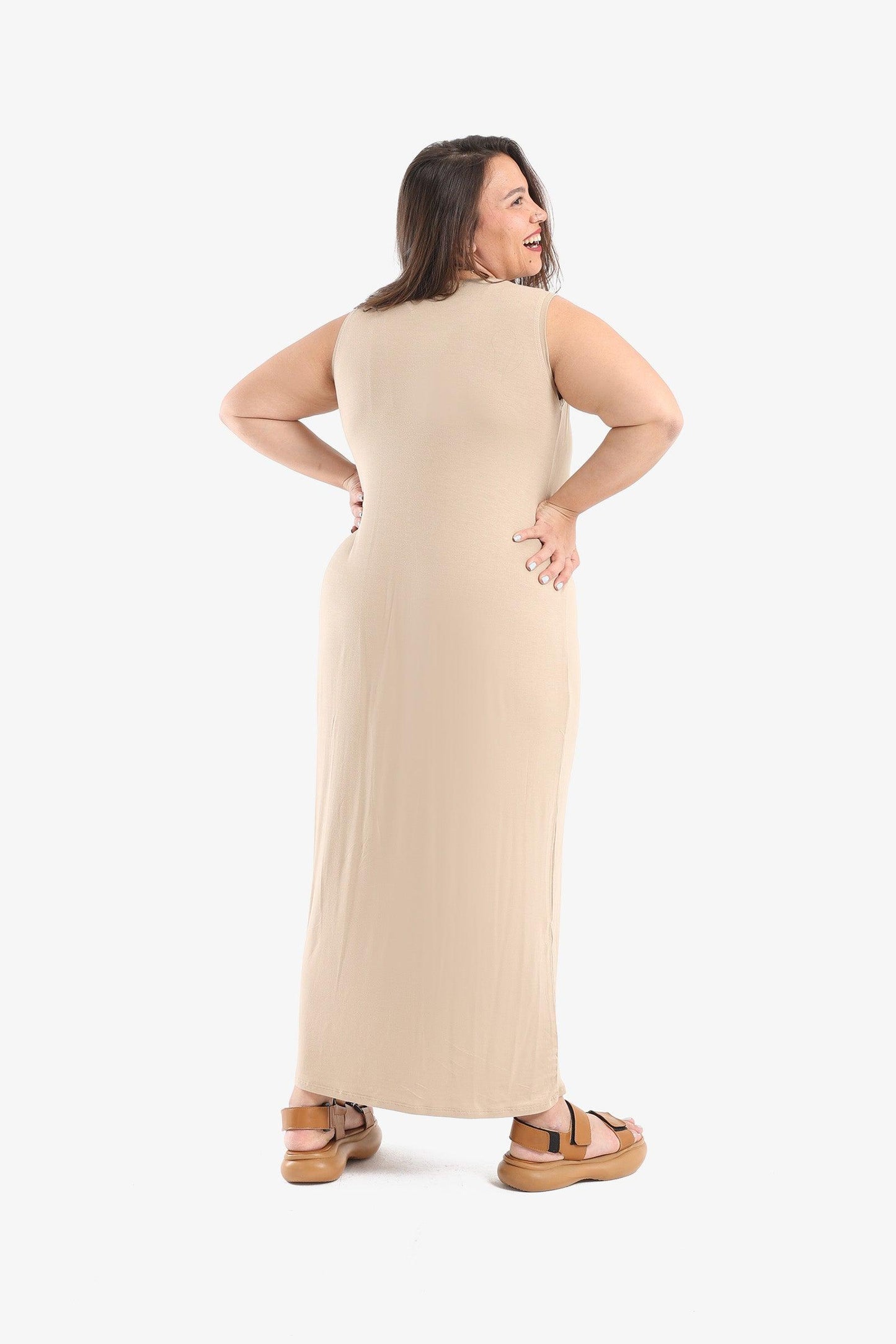 فستان كت واسع