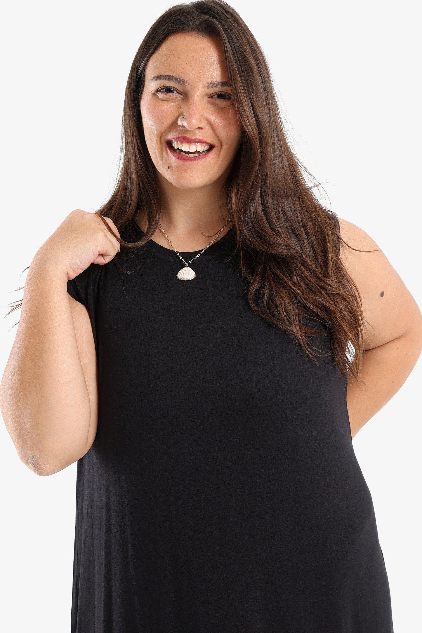 فستان كت واسع