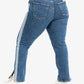 Color Block Flared Jeans