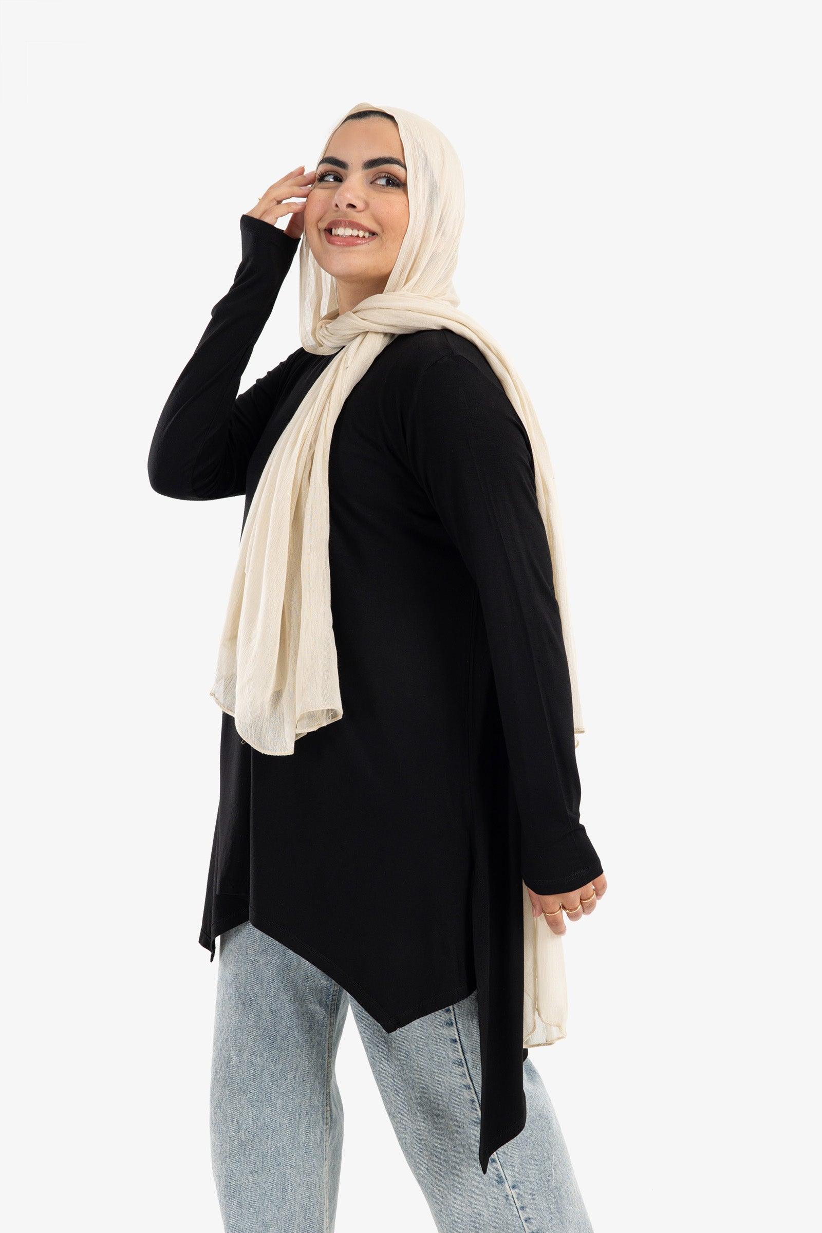 High Low Knitted Blouse