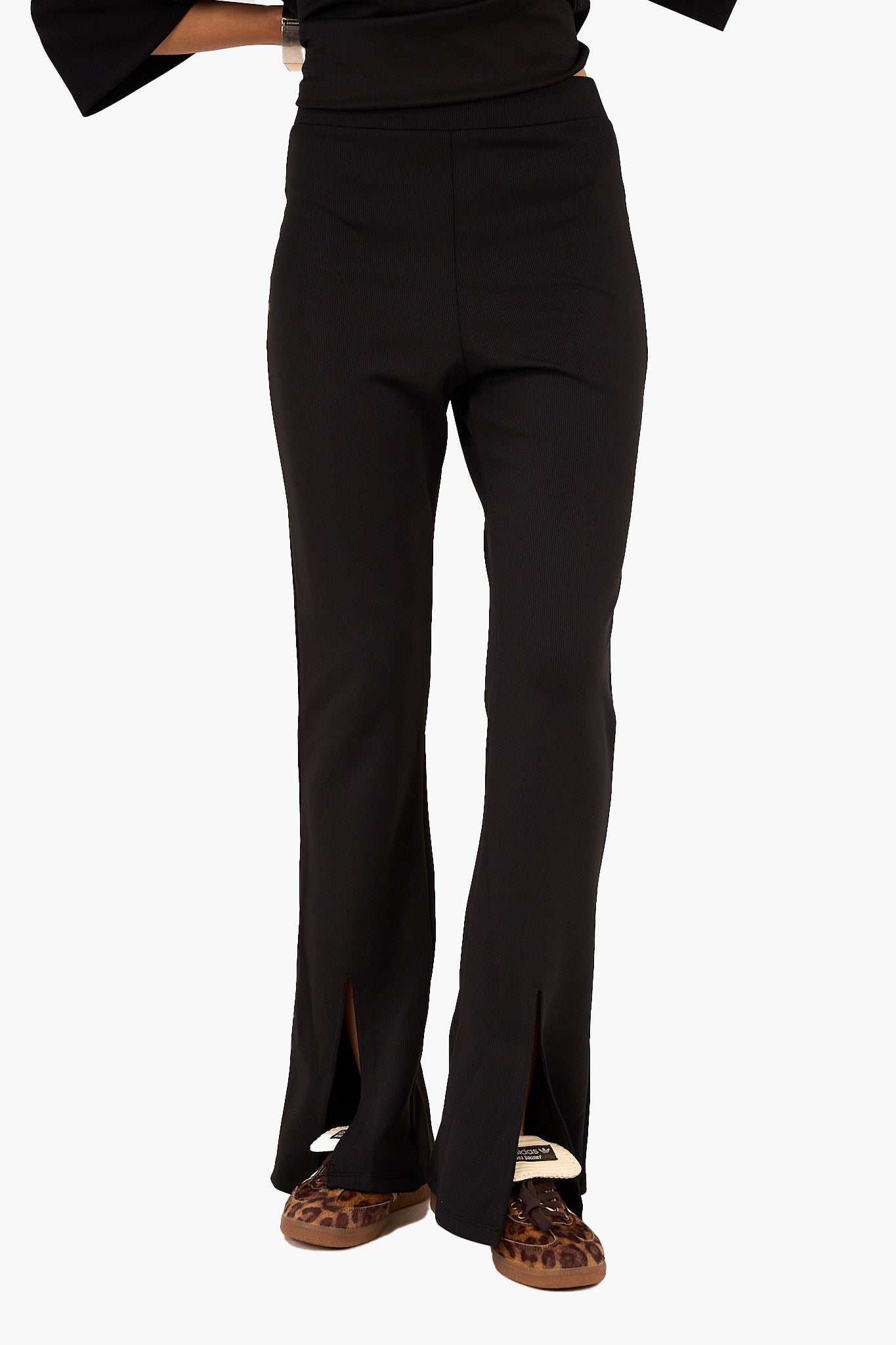 بنطلون شارلستون مريح مضلع