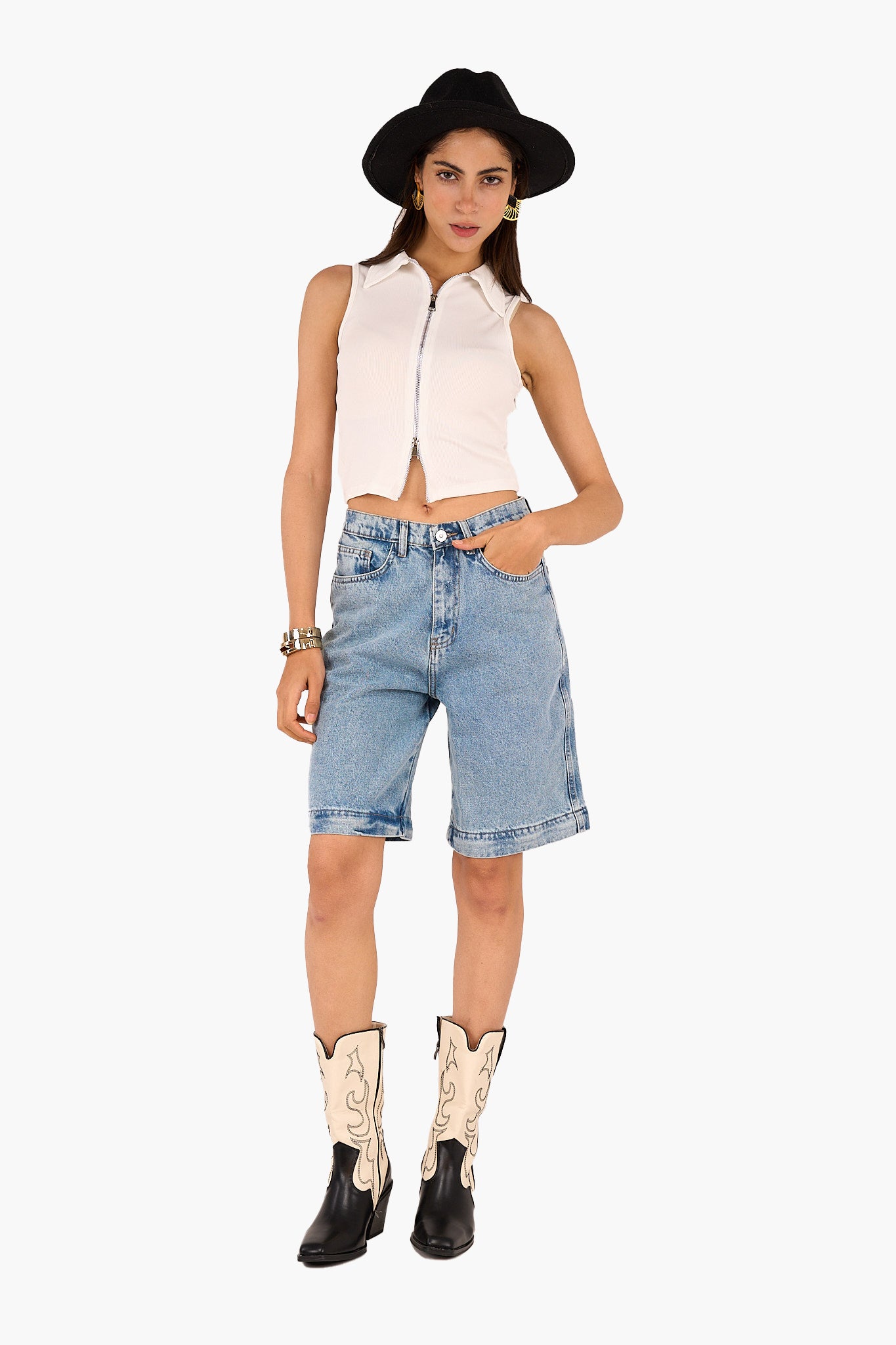 بنطلون جينز 2 في 1