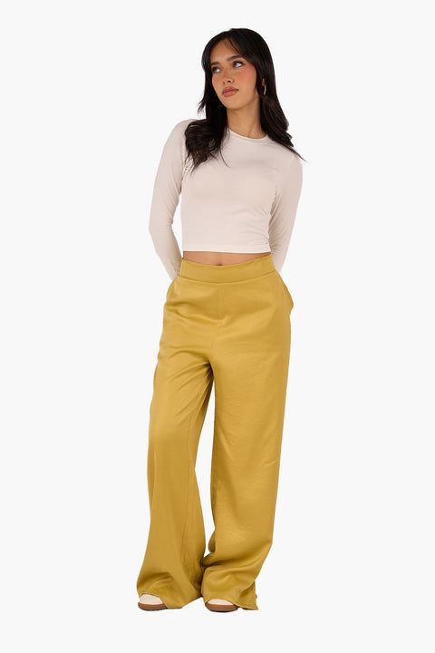 Long Sleeves Cropped Top