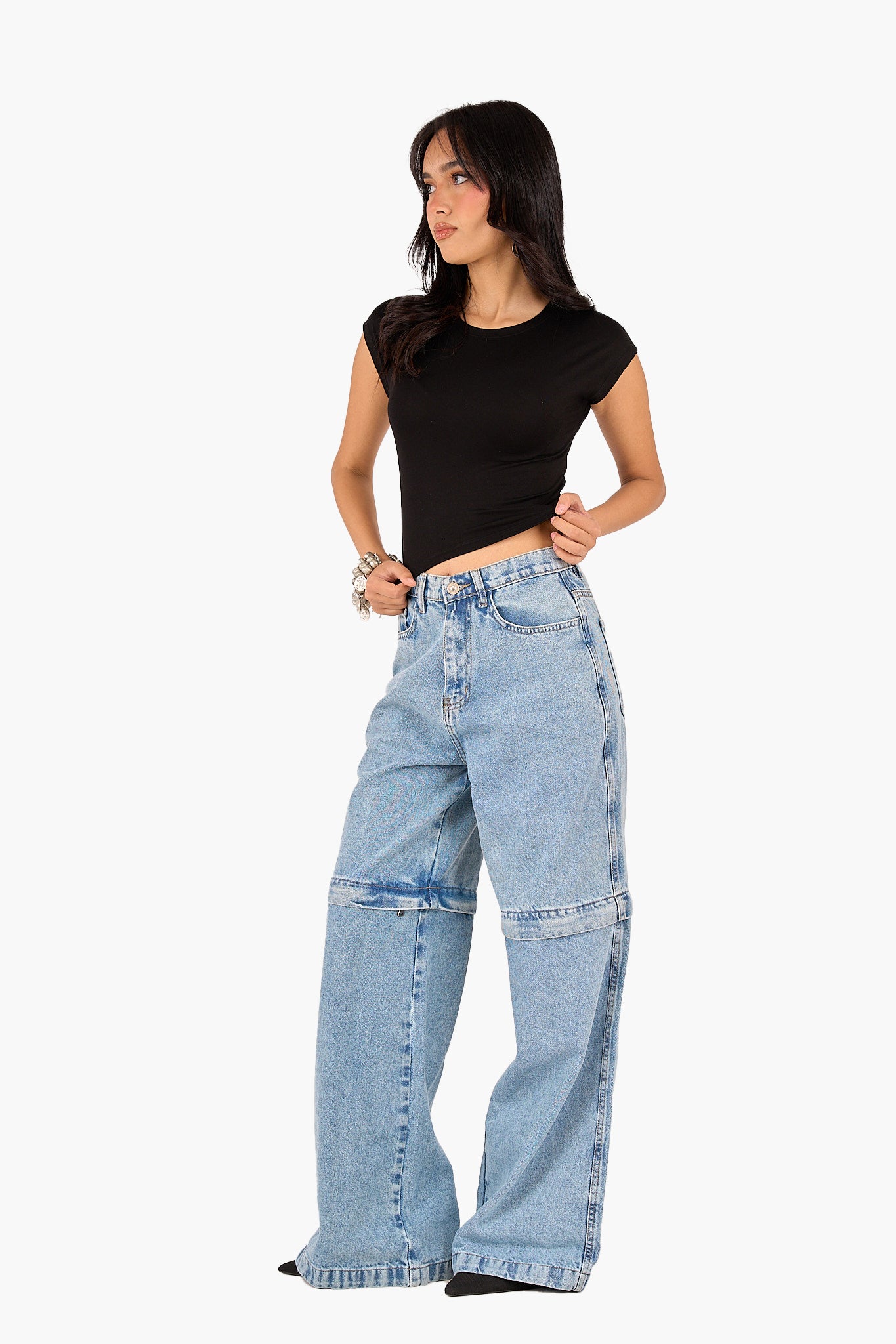 توب فيسكوز نص كم قصير