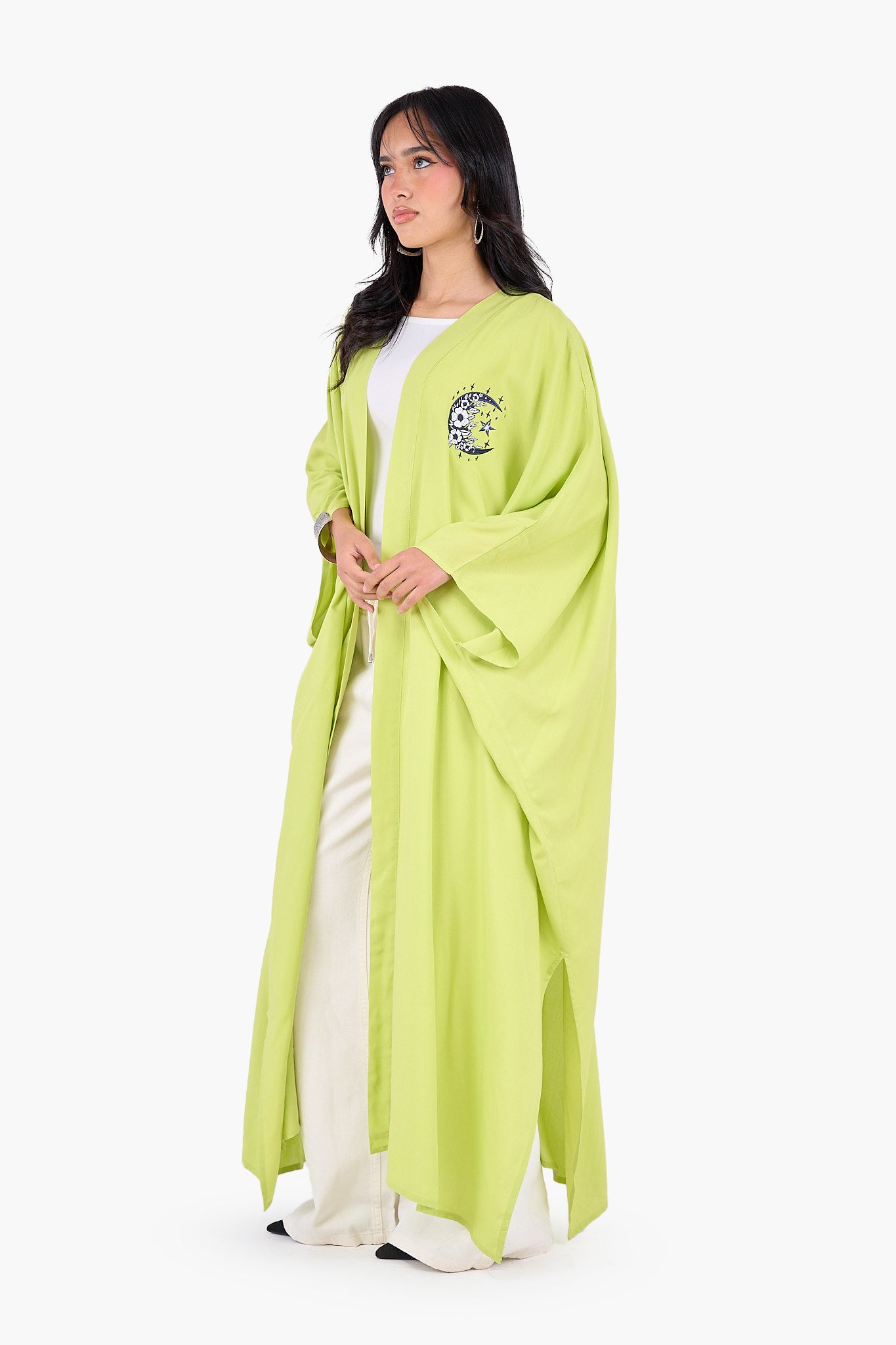 كيمونو ماكسي مطرز