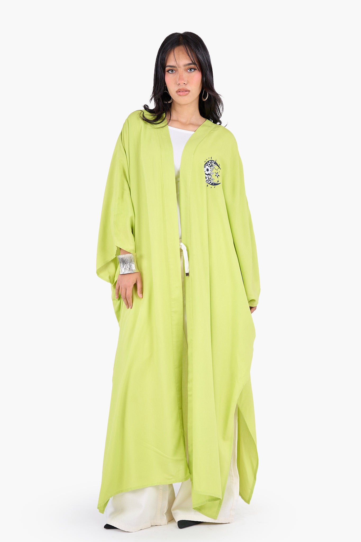 كيمونو ماكسي مطرز