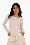 Long Sleeves Top with Thumbhole Cuffs