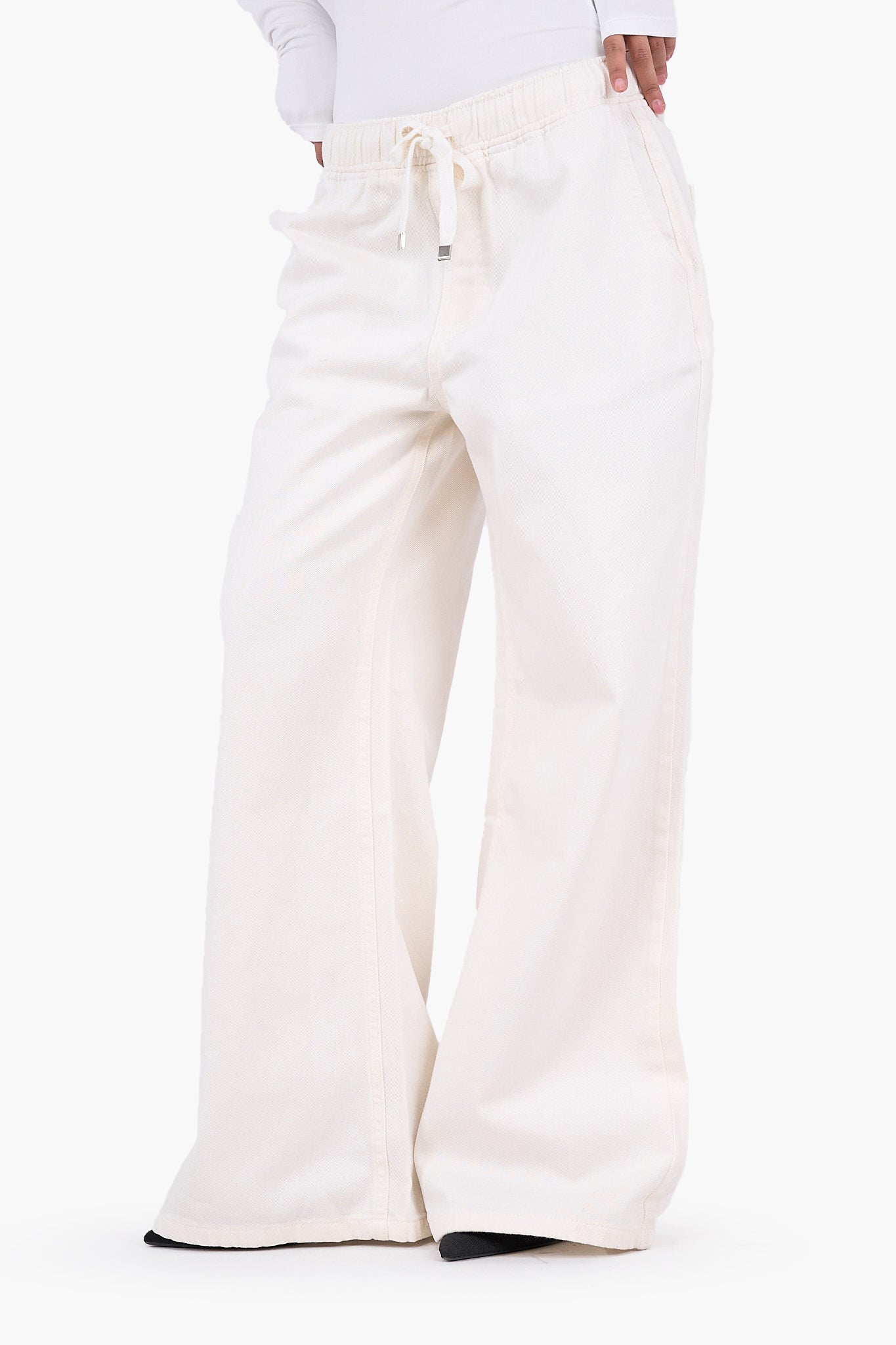 بنطلون قطن سادة