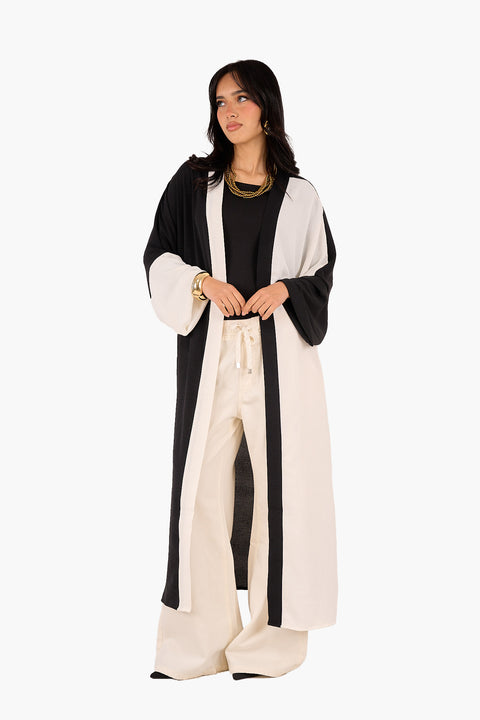 Dual-Tone Tencel Kimono