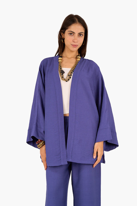 Hip Length Tencel Cardigan