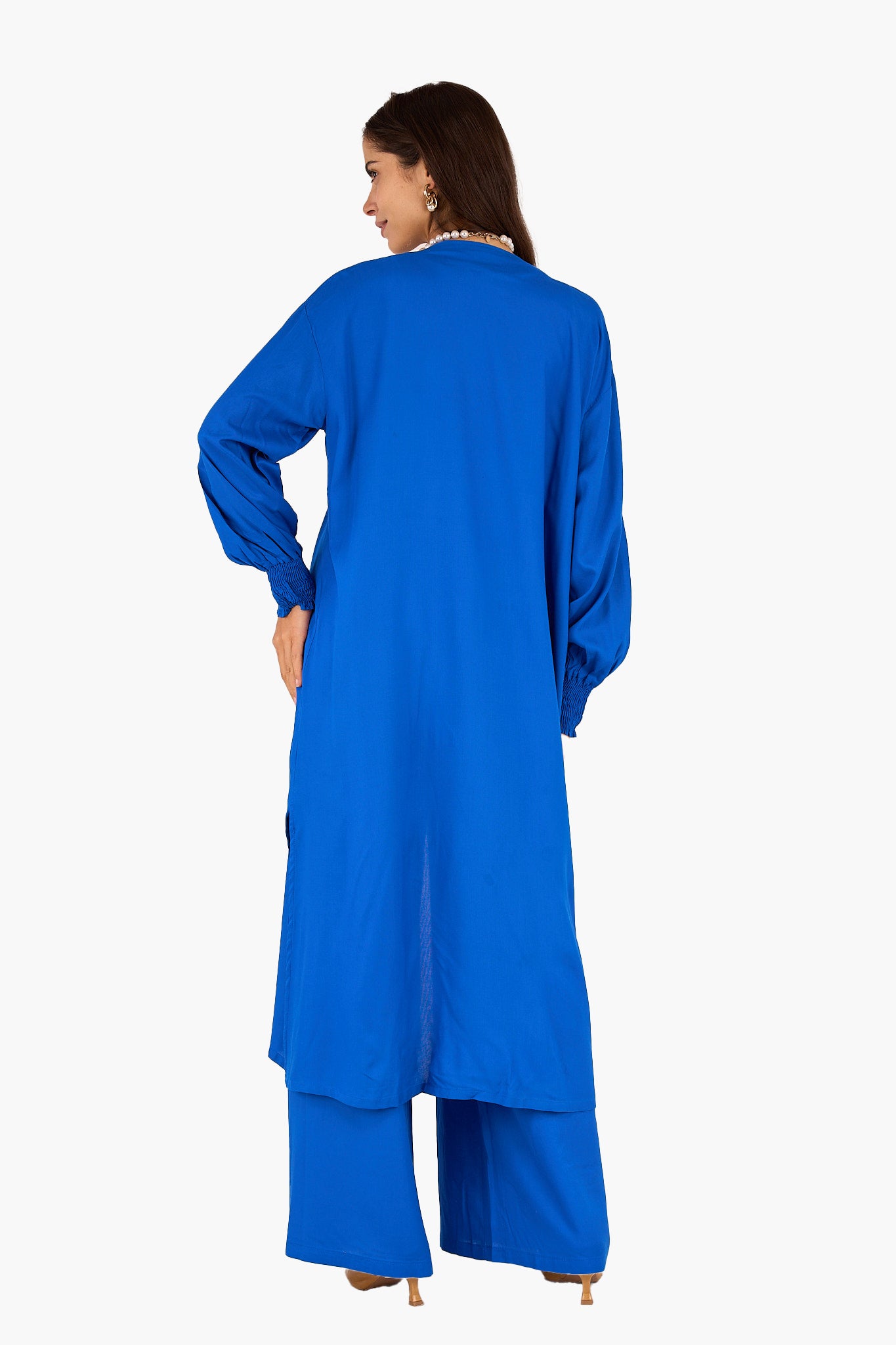 كيمونو سادة بأساور بأستك 