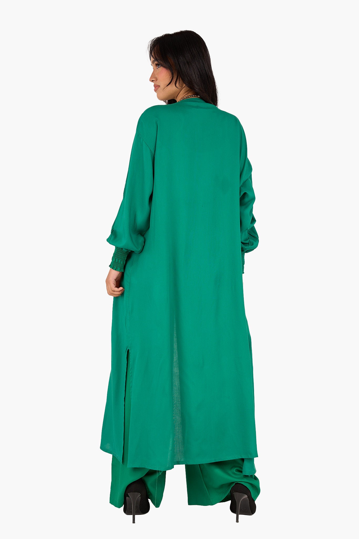 كيمونو سادة بأساور بأستك 