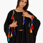 Kimono with Colorful Tassels