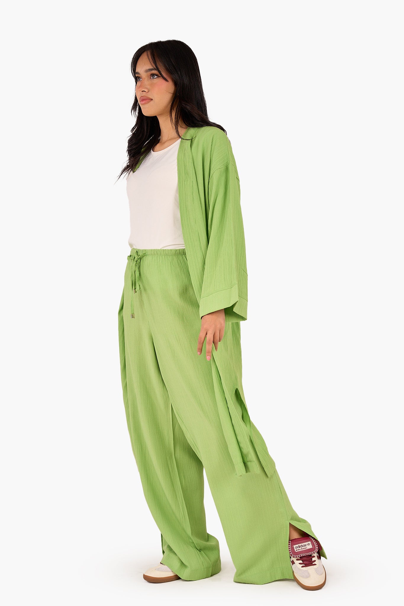 كيمونو ميدي بملمس بارز