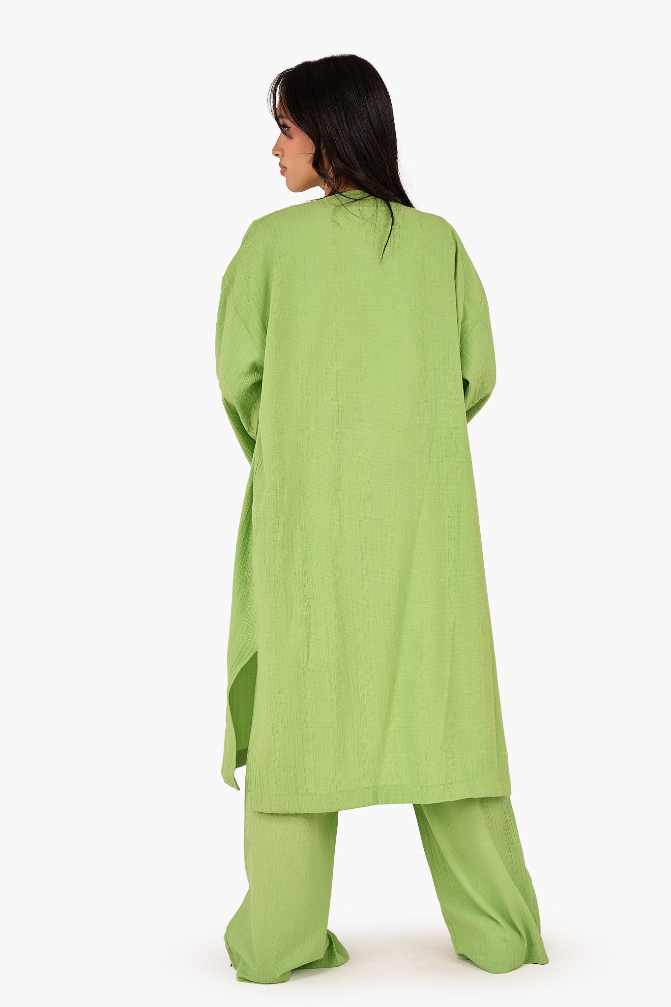 كيمونو ميدي بملمس بارز