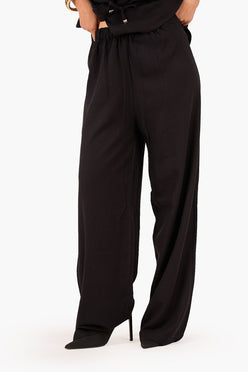 Mid Elastic Waist Pants