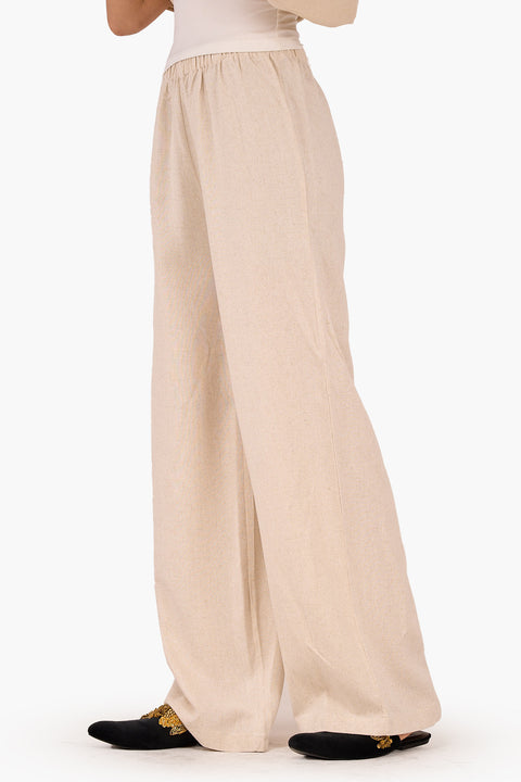 Mid Elastic Waist Pants