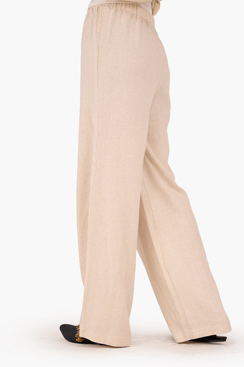 Mid Elastic Waist Pants