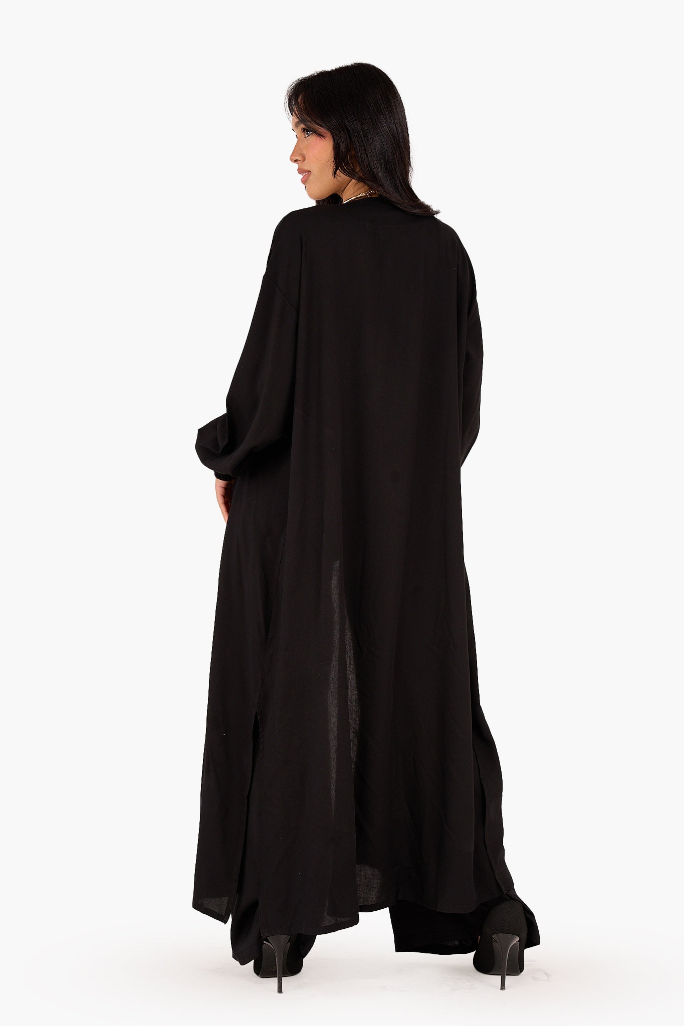 كيمونو سادة بأساور بأستك 