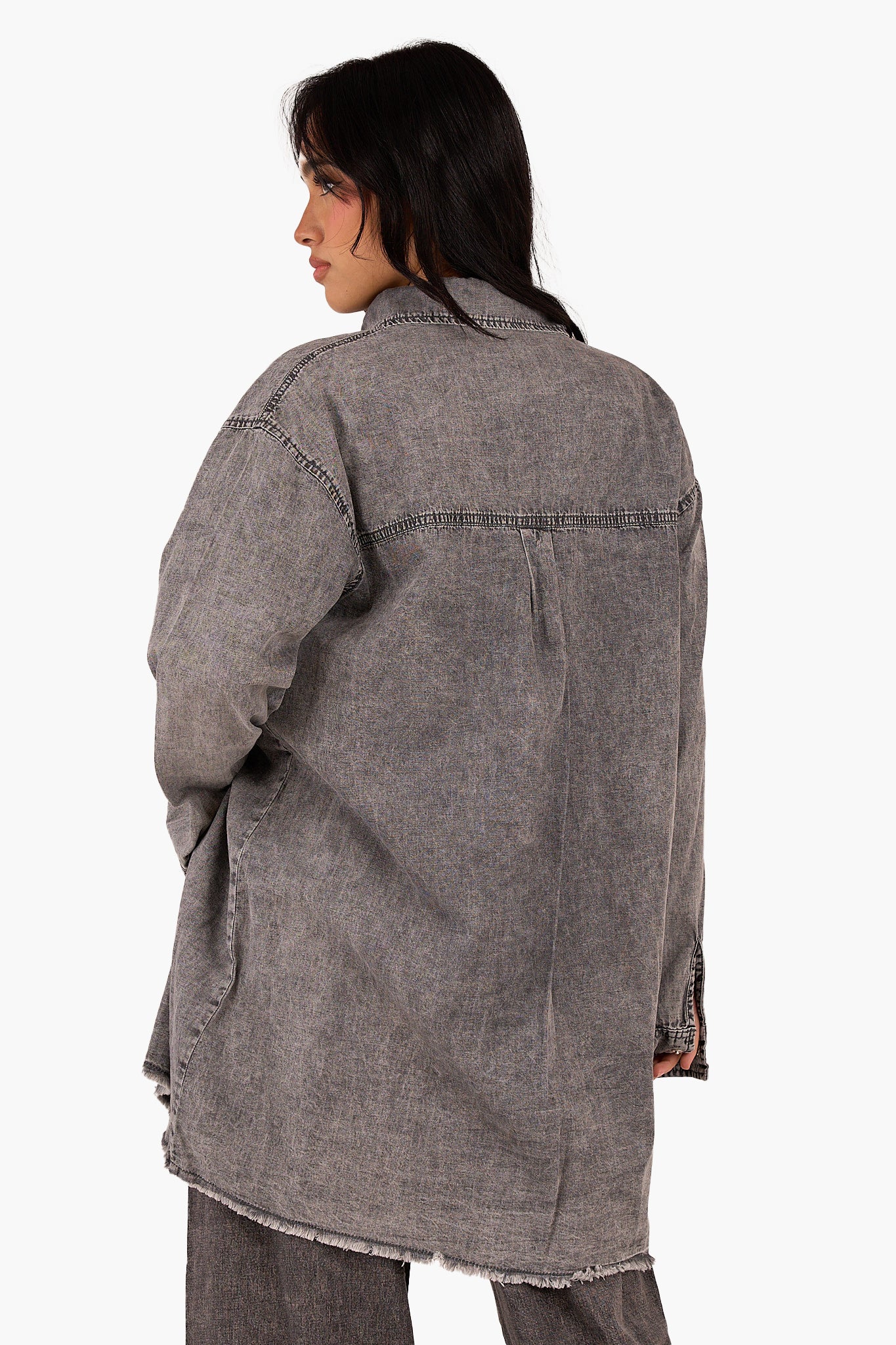 Oversized Denim Shirt
