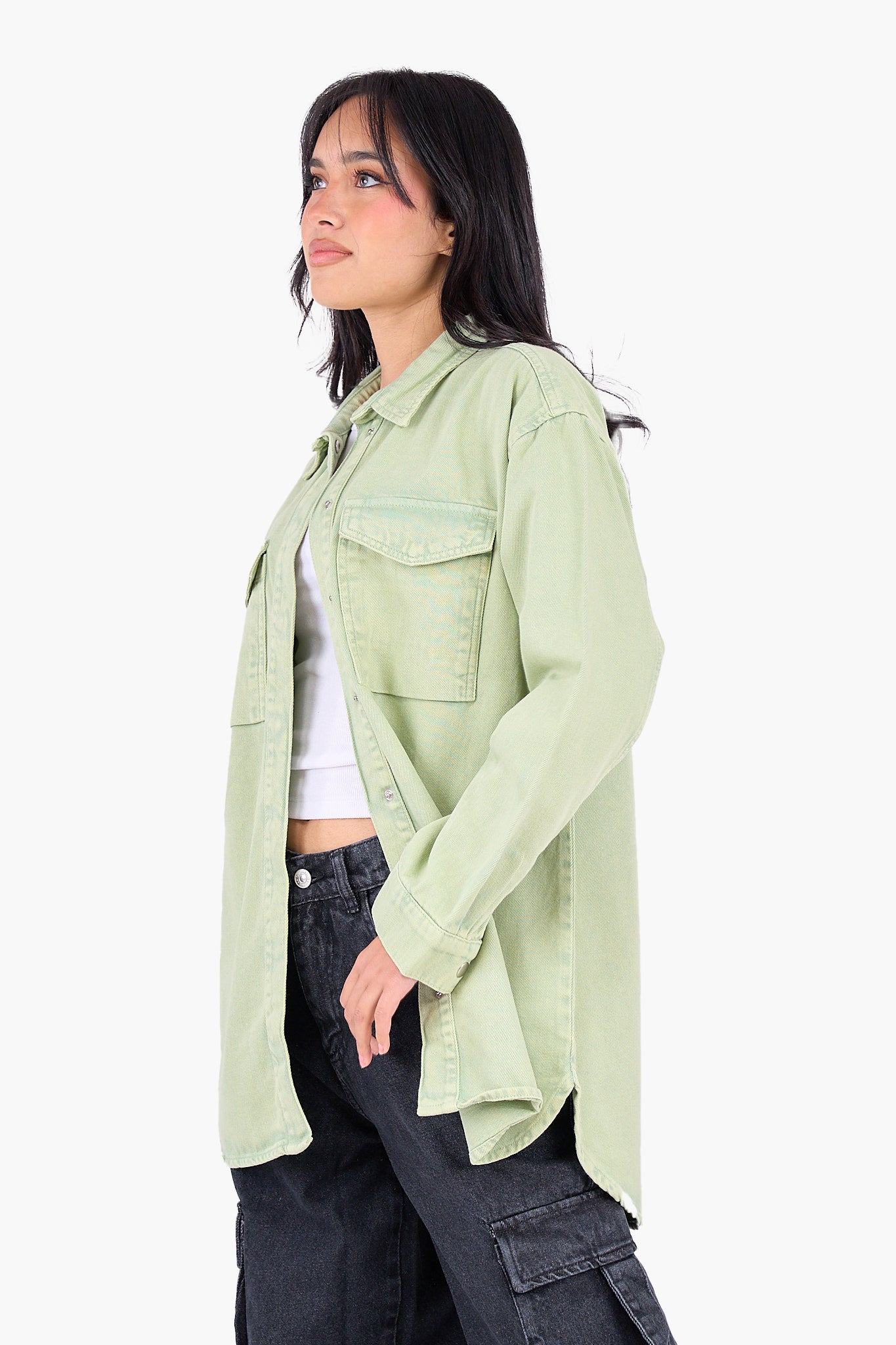 قميص قطن مريح بكم