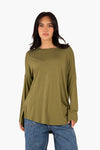 Asymmetrical Long Sleeve T-Shirt