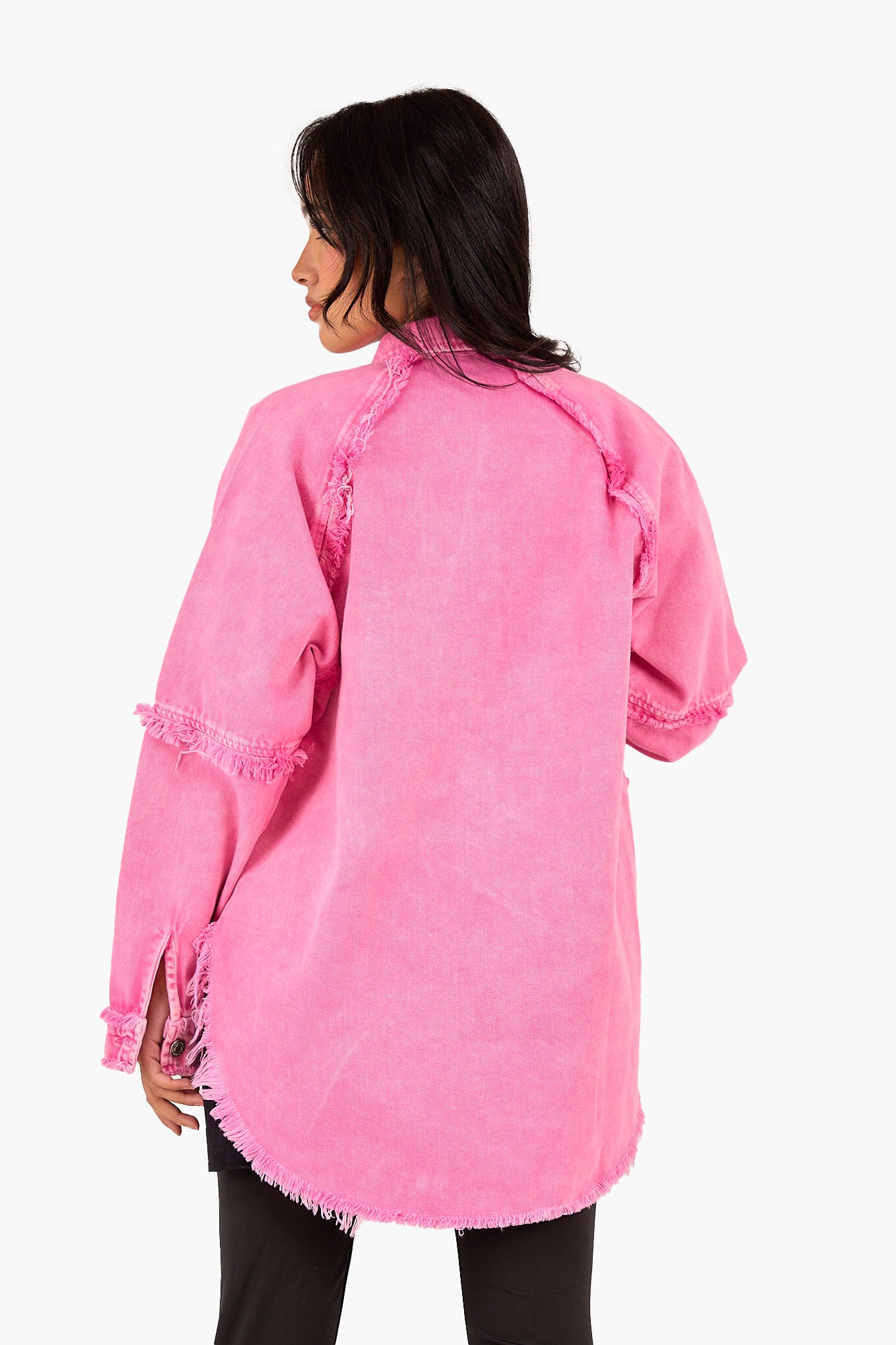 قميص قطن بشراشيب