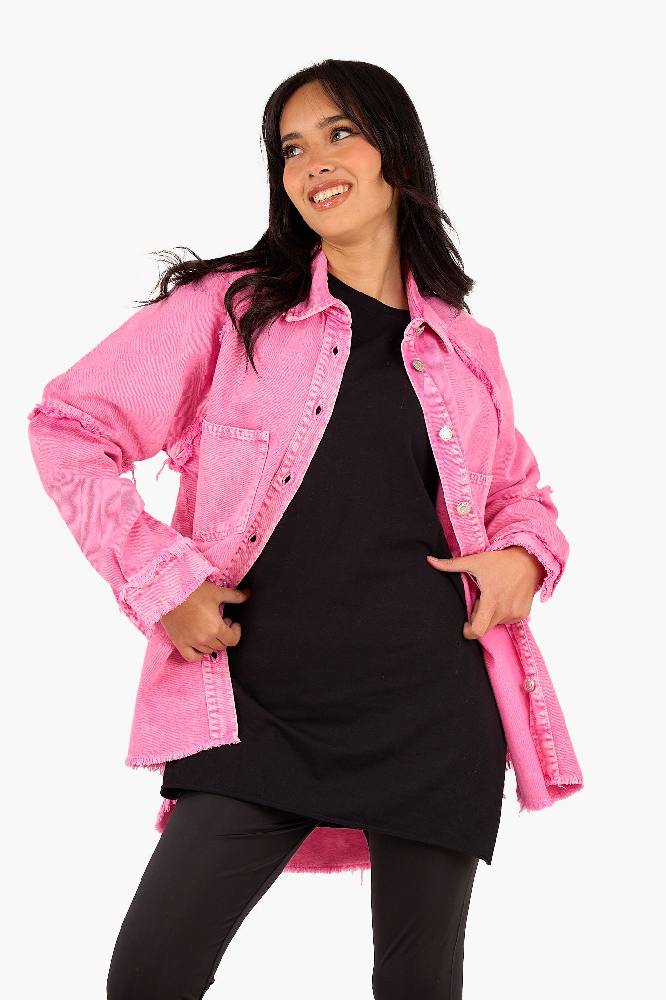 قميص قطن بشراشيب