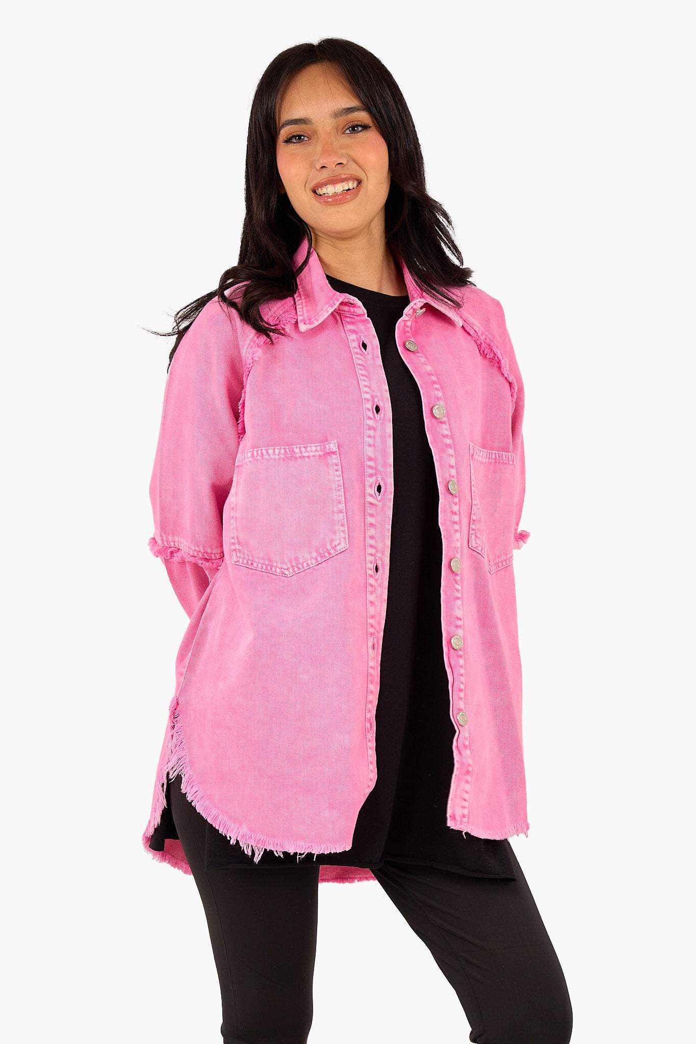 قميص قطن بشراشيب