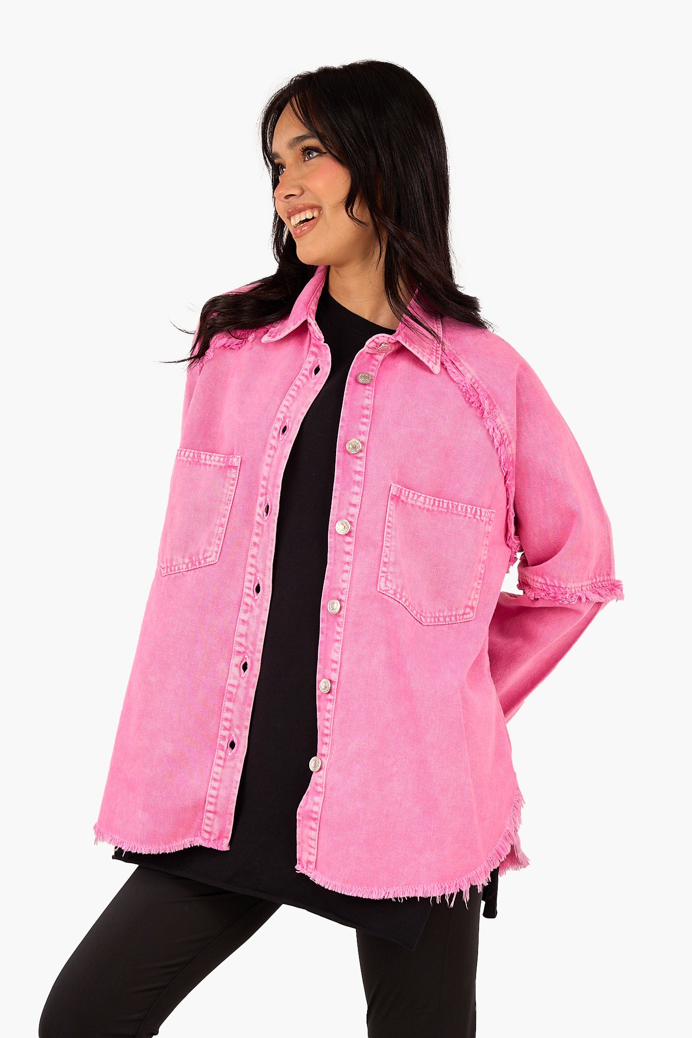 قميص قطن بشراشيب