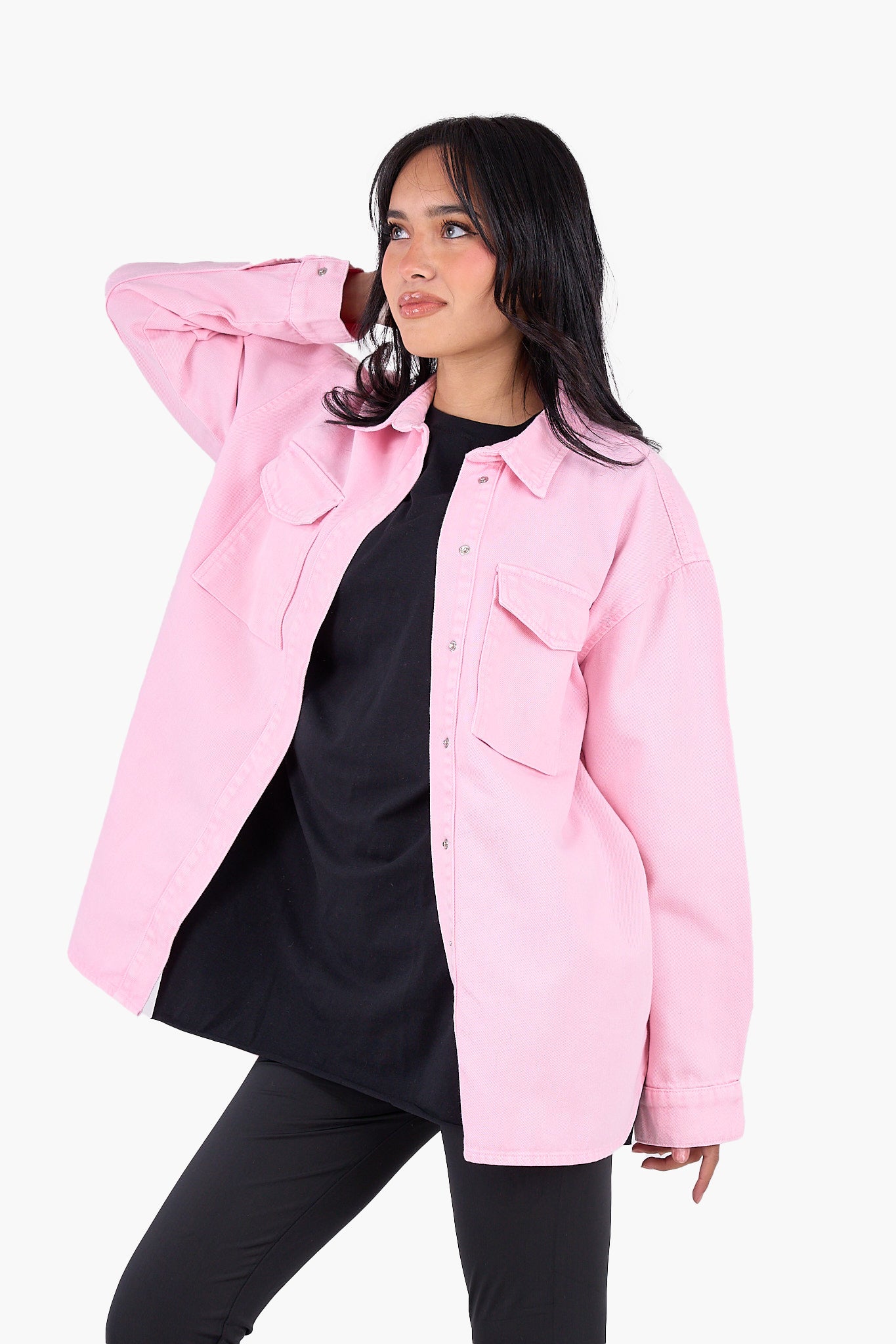 قميص قطن مريح بكم