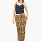 Leopard Print Midi Skirt