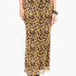 Leopard Print Midi Skirt