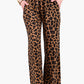 Leopard Print Tencel Pants