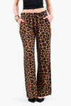 Leopard Print Tencel Pants