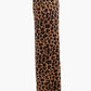 Leopard Print Tencel Pants