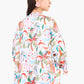Colorful Palm-Print Kimono