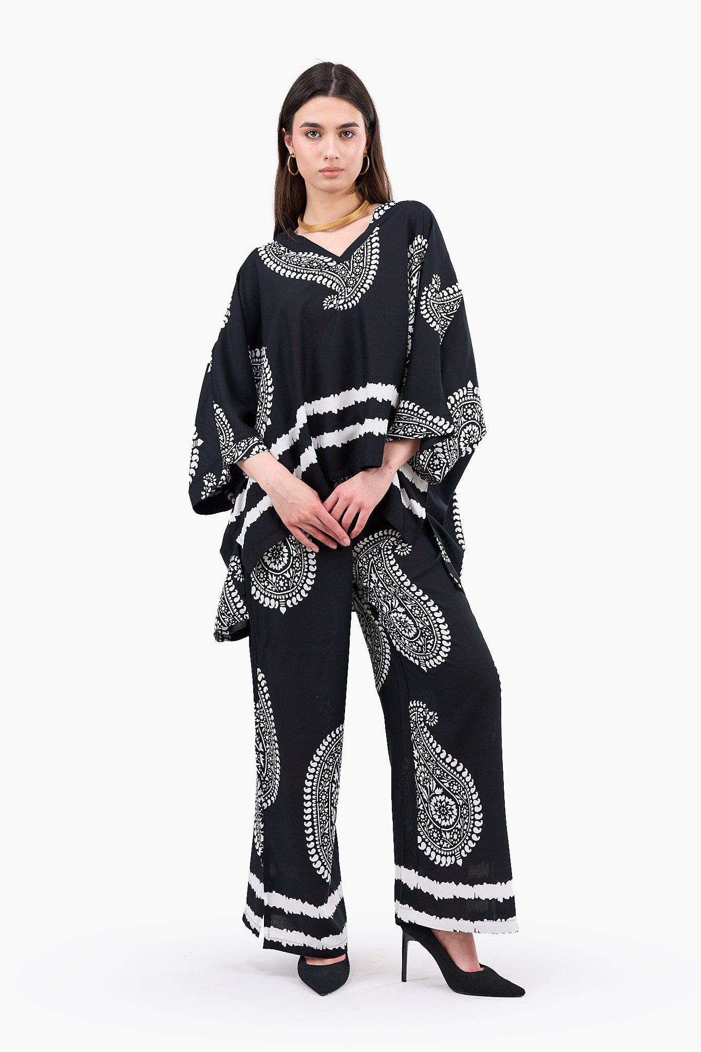 Black Bohemian Comfy Pants