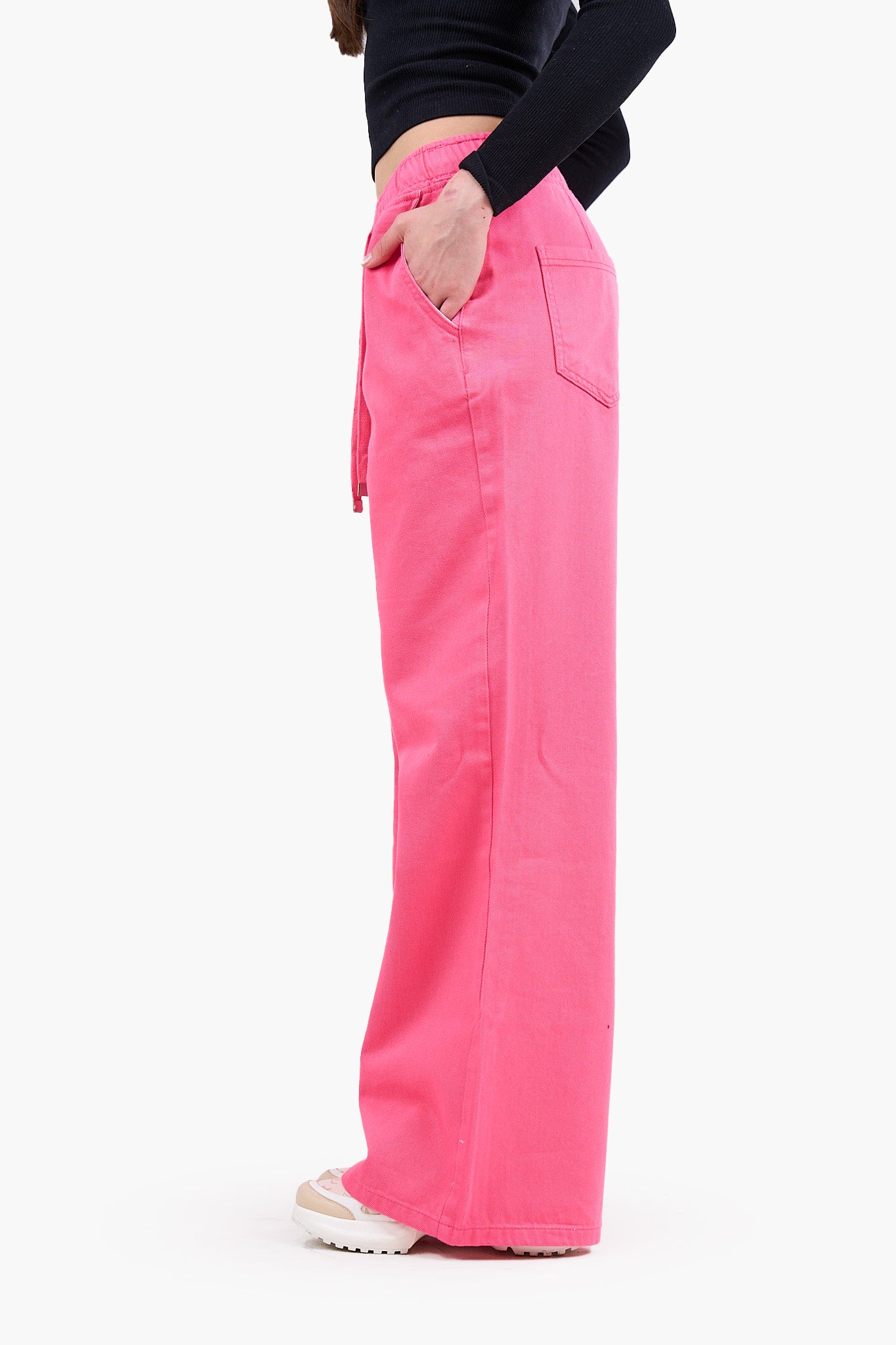 بنطلون قطن سادة