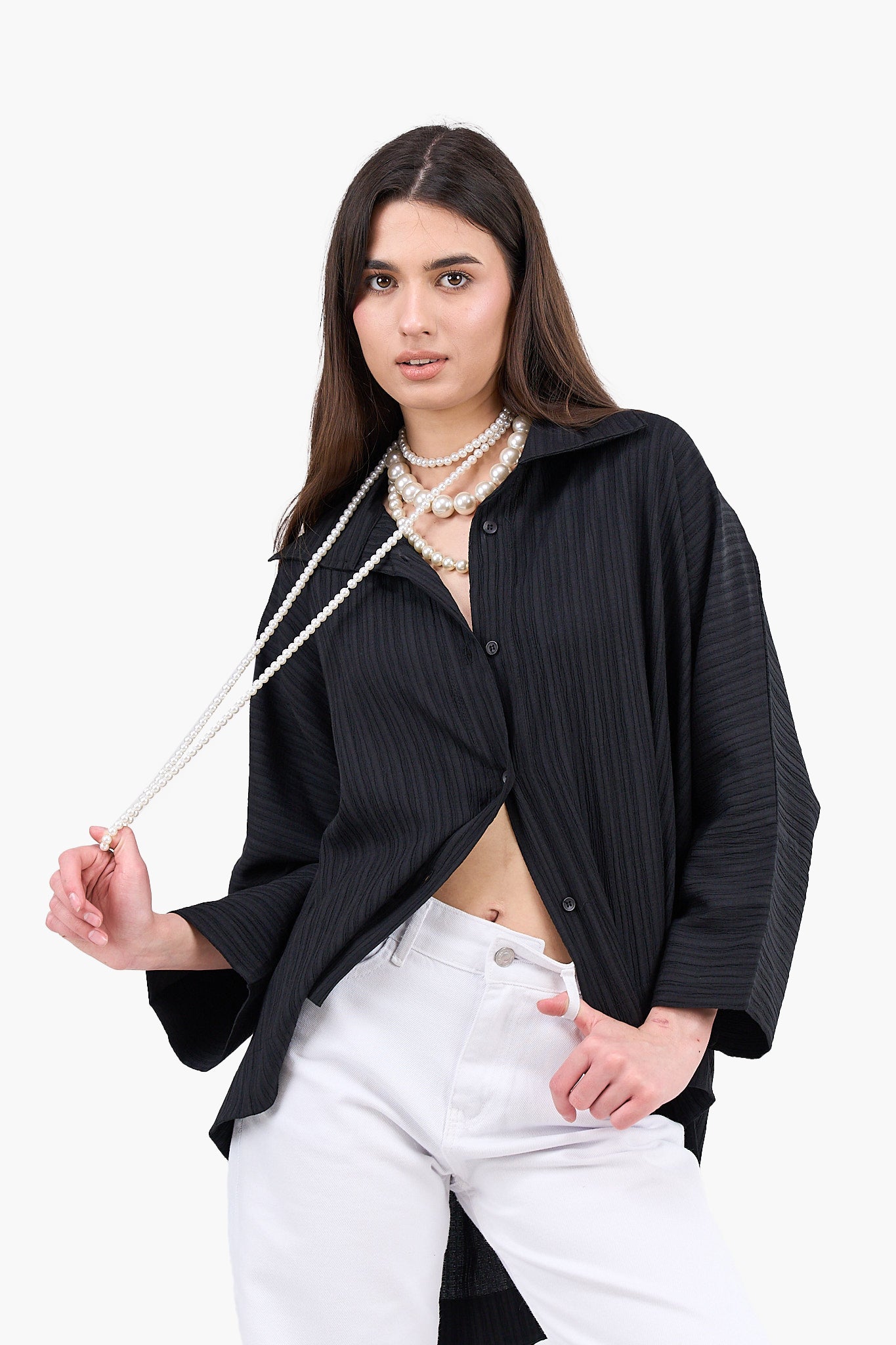 Textured One Size Shirt