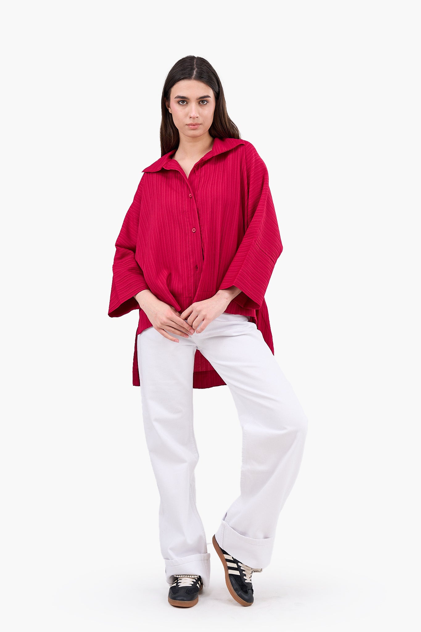 Textured One Size Shirt