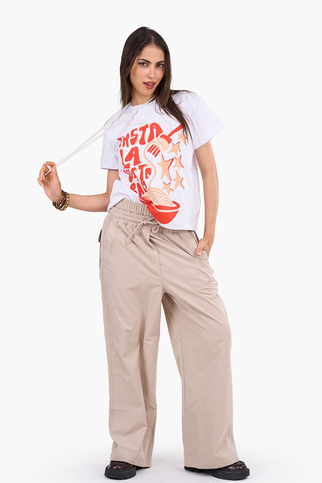 تيشرت بطبعة الباستا