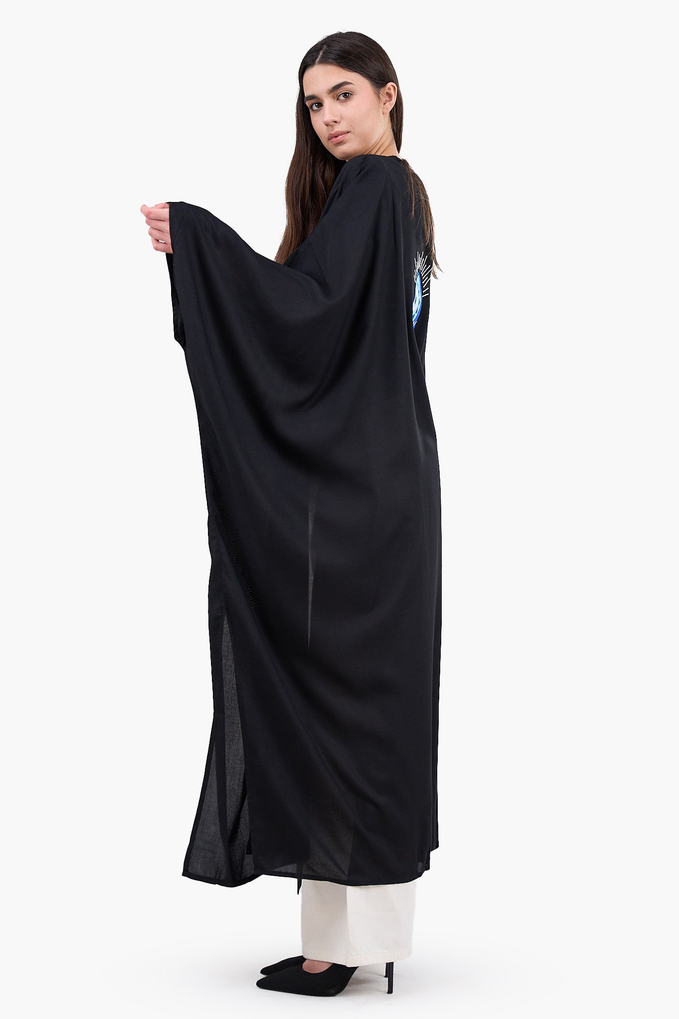 كيمونو ماكسي مطرز