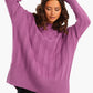 Large Rib Knitting Pullover