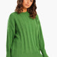 Large Rib Knitting Pullover