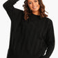 Large Rib Knitting Pullover