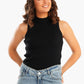 Sleeveless Ribbed Pullover